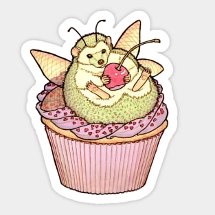 Sweet Fantasy Fairy Hedgehog Sticker